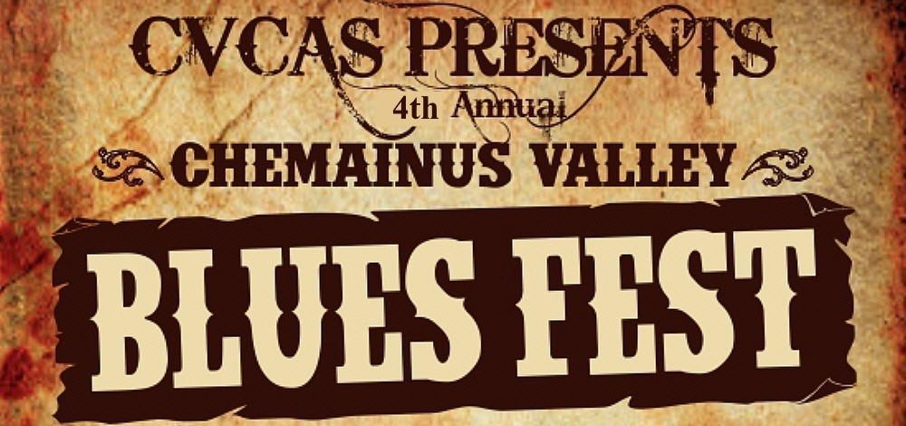Chemainus Blues Festival - July 6 and 7, 2024. Waterwheel Park, Chemainus, BC